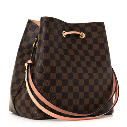 Louis Vuitton Damier Ebene Neonoe MM Venus Pink 3 of 13