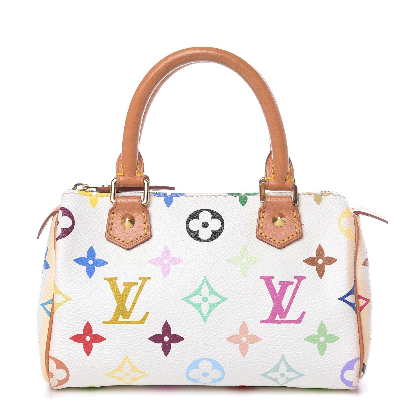 Monogram Multicolor Mini Sac HL Speedy White