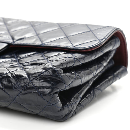 Chanel Glazed Crinkled Calfskin Flap Blue 9 of 9