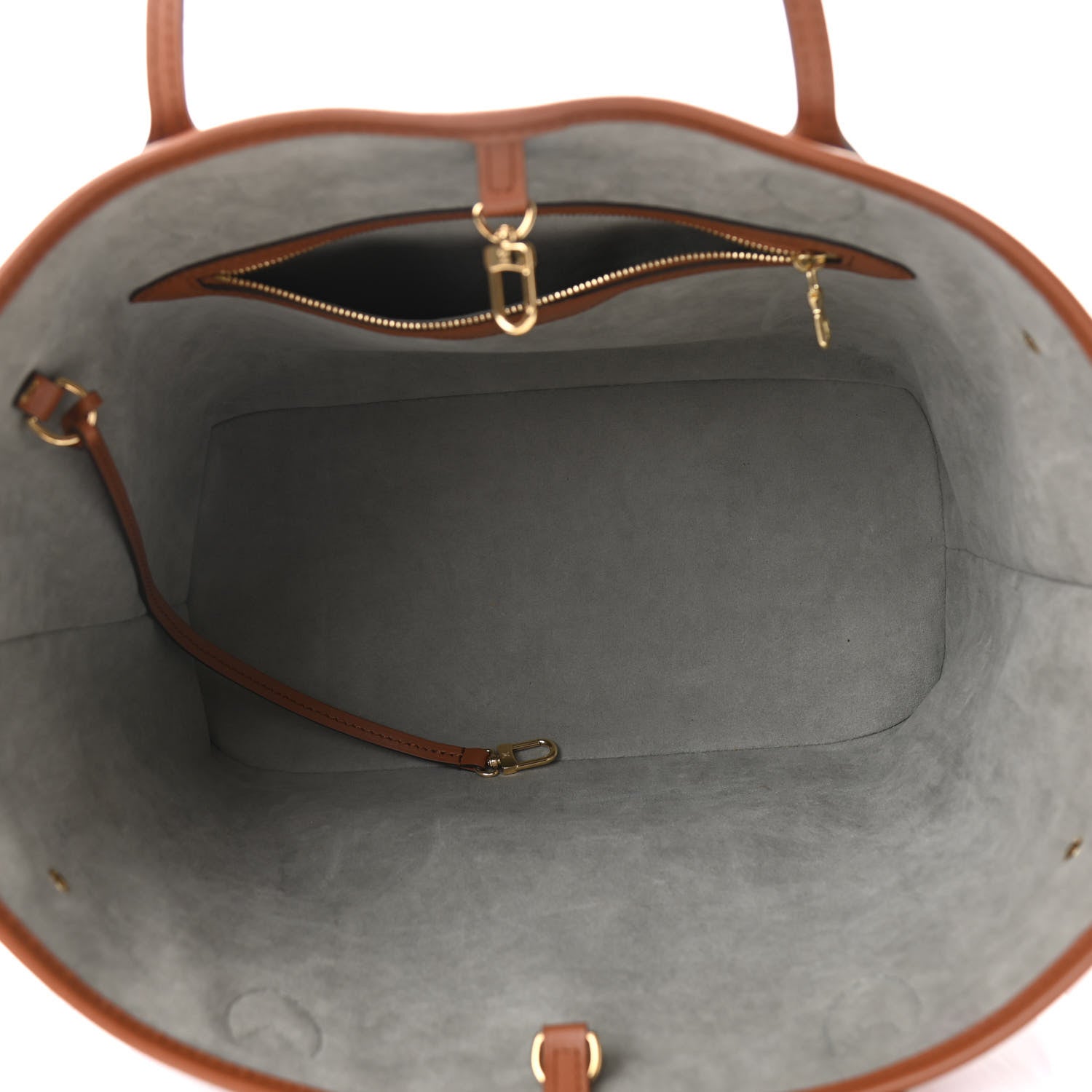 Louis Vuitton Metallic Monogram LV Garden Neverfull MM Silver 6 of 10