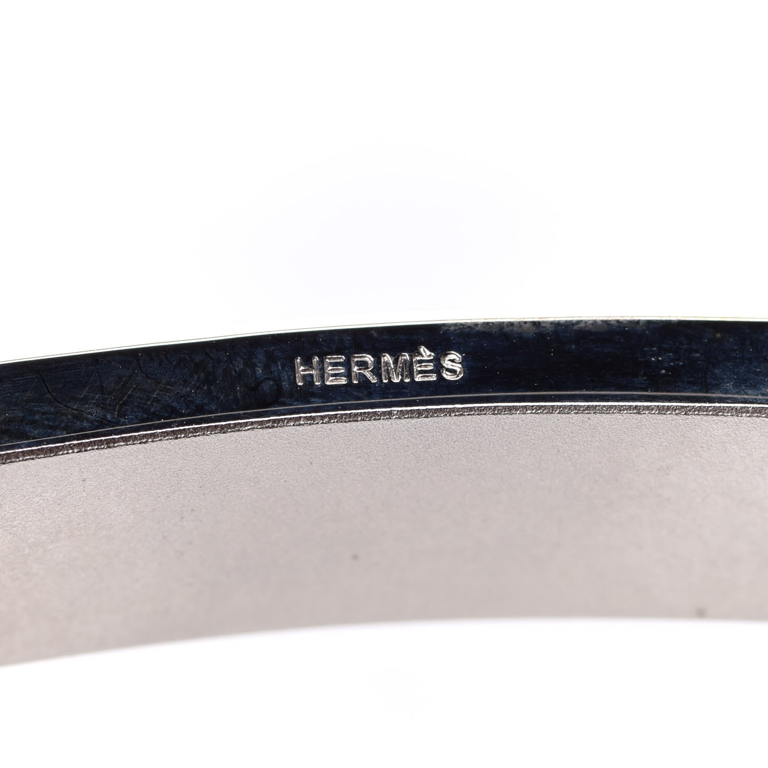 Hermes Box Togo 32mm H Belt 90 Black Orange 11 of 18