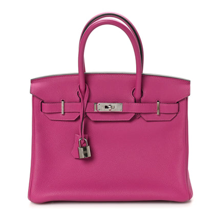 Hermes Togo Birkin 30 Rose Pourpre 1 of 10