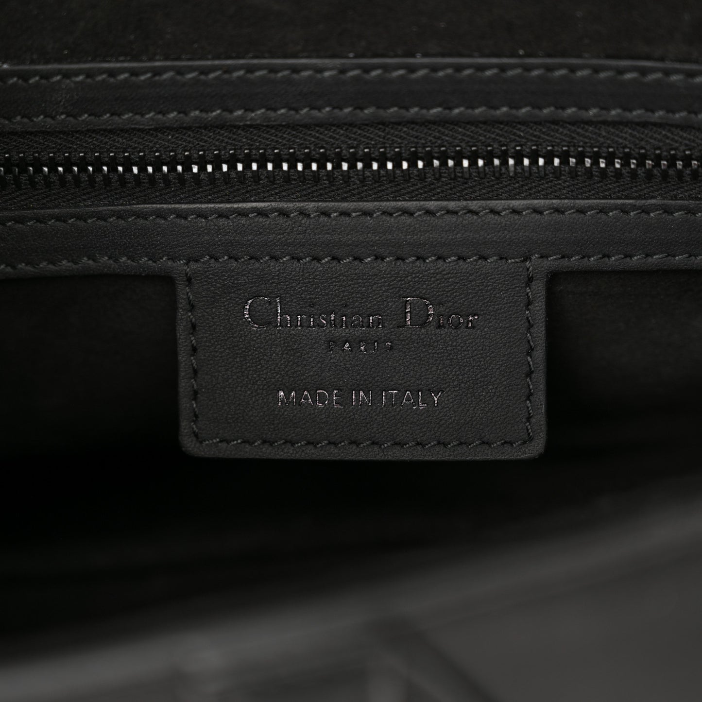 Ultra Matte Calfskin Saddle Bag Black