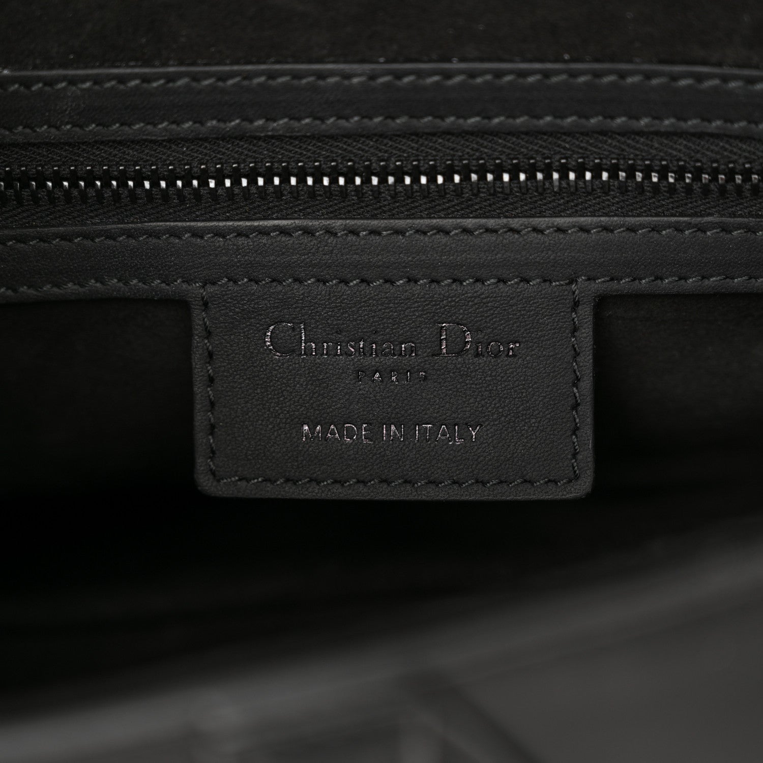 Christian Dior Ultra Matte Calfskin Saddle Bag Black 6 of 10