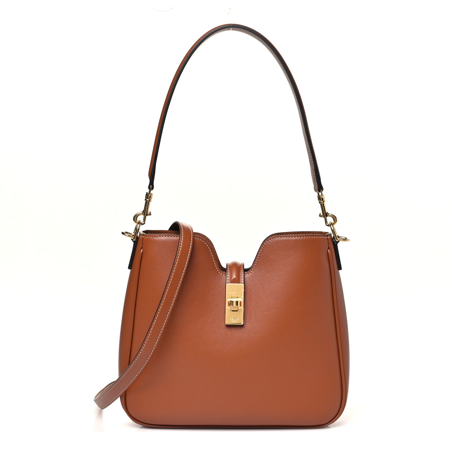 Smooth Calfskin Small Camille 16 Soft Bag Tan