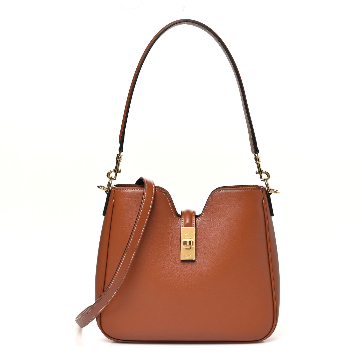 Celine Smooth Calfskin Small Camille 16 Soft Bag Tan 1 of 9