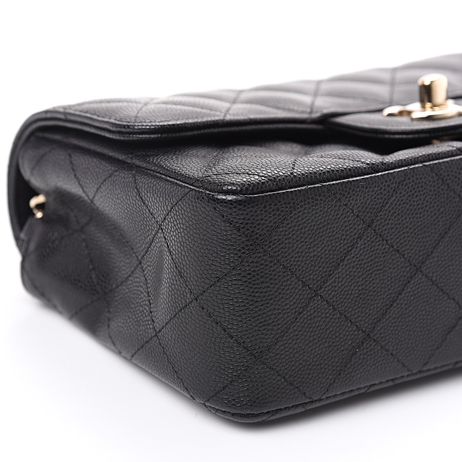 Chanel Caviar Quilted Mini Rectangular Flap Black 9 of 10