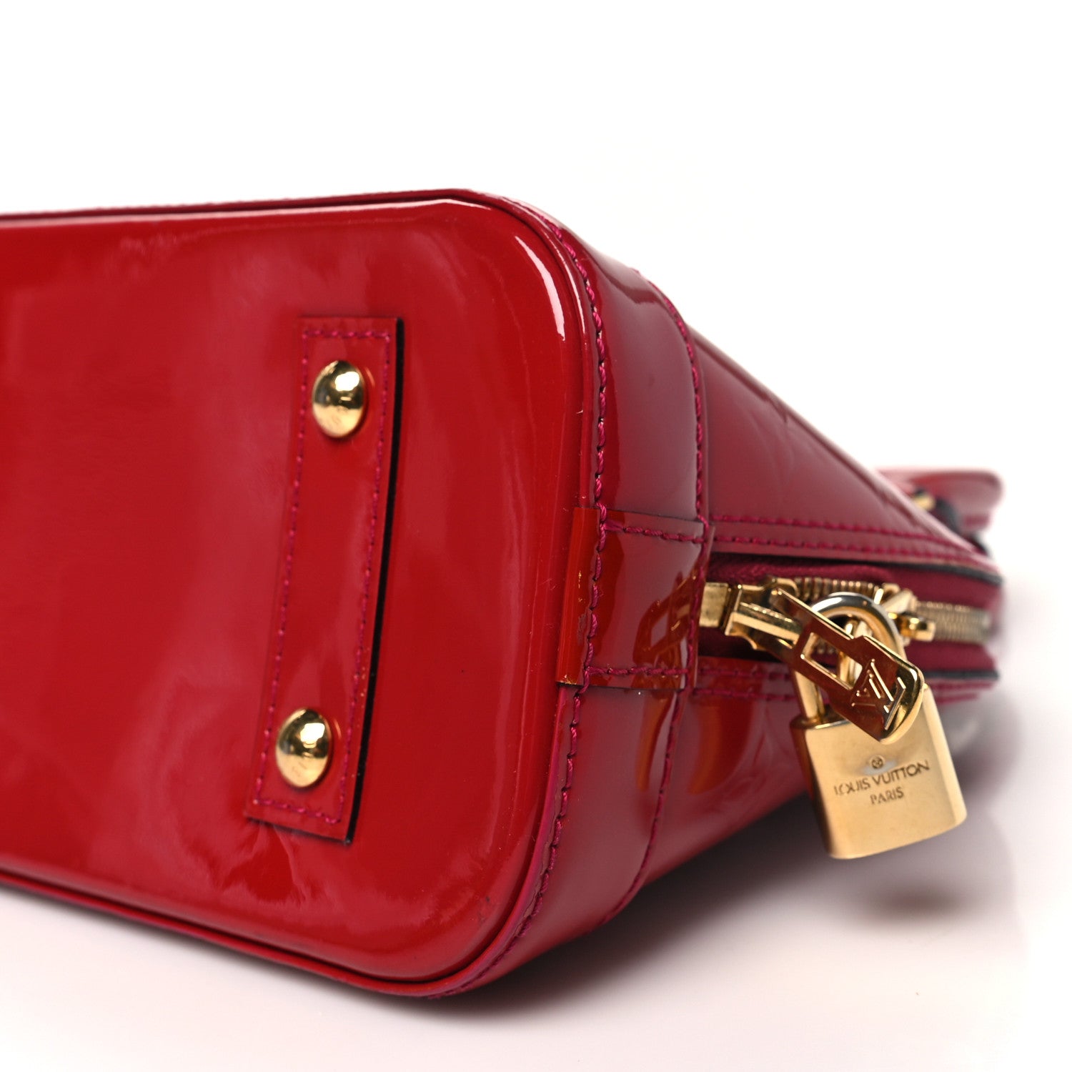 Louis Vuitton Vernis Alma BB Rose Indien 9 of 9