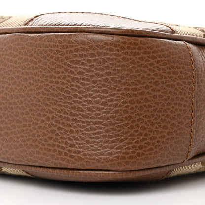 Gucci Monogram Mini Bree Messenger Bag Beige Tabacco 10 of 13