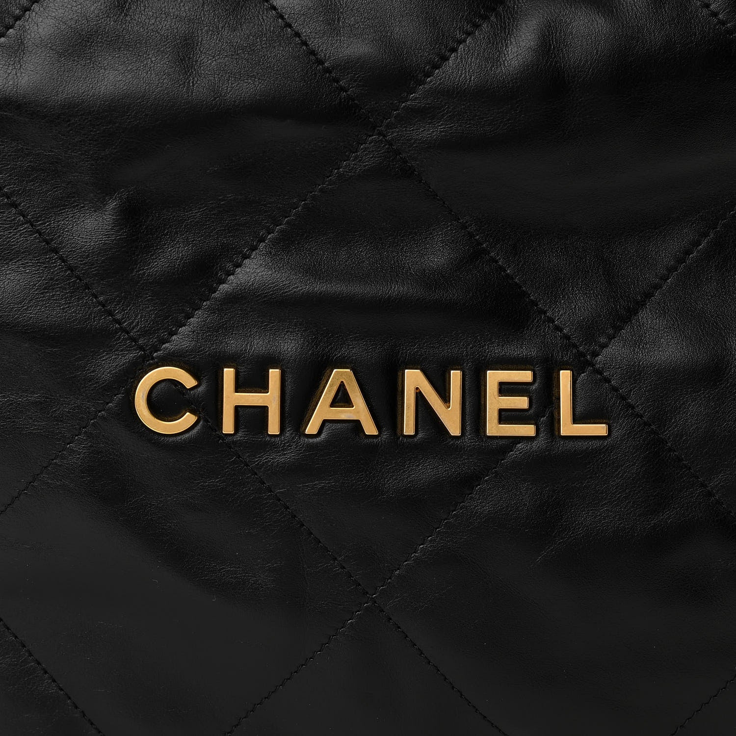 Chanel Shiny Calfskin Quilted Chanel 22 Black 8 of 10