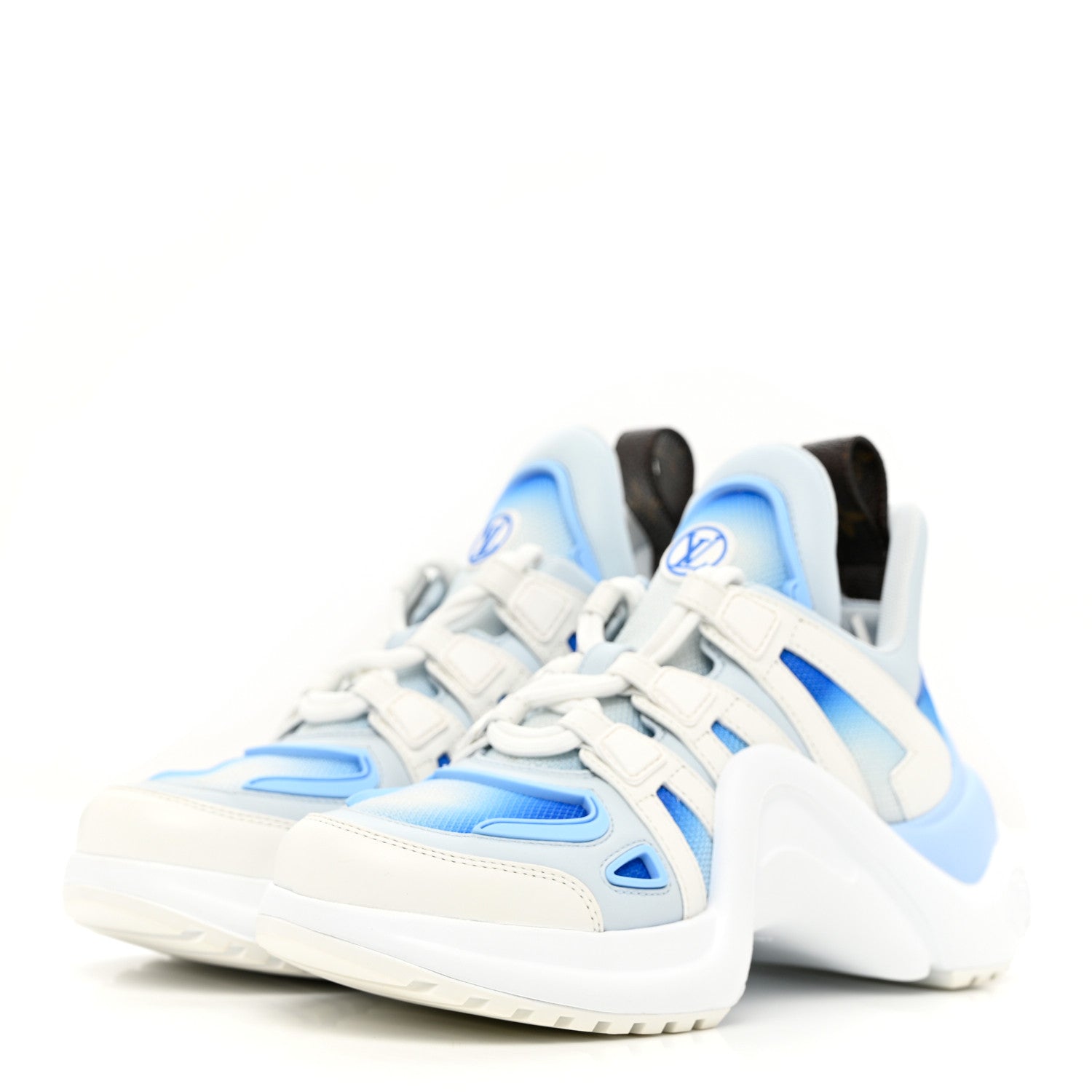 Louis Vuitton Calfskin LV Archlight Gradient Sneakers 36 Light Blue 3 of 10