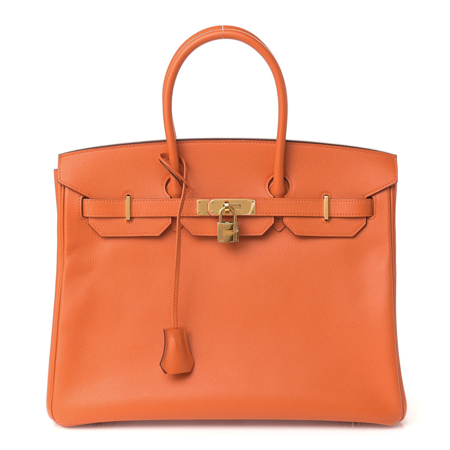 Epsom Birkin 35 Orange
