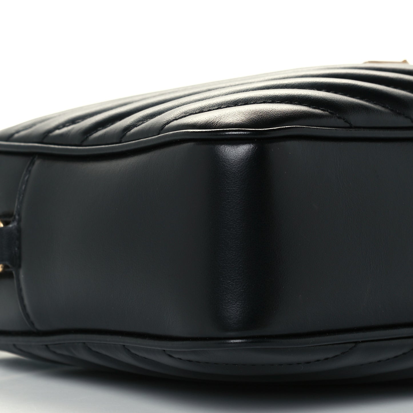Calfskin Matelasse Monogram Lou Camera Bag Black