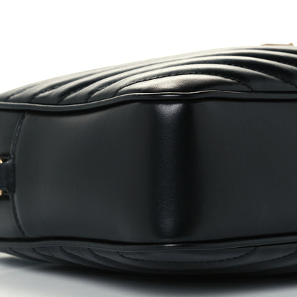 Saint Laurent Calfskin Matelasse Monogram Lou Camera Bag Black 5 of 10