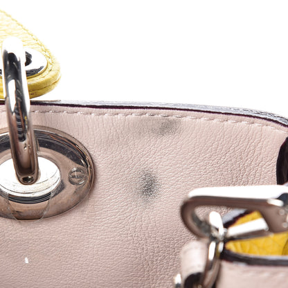 Christian Dior Bullcalf Mini Diorissimo Tote Vert Acide 9 of 9