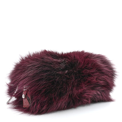 Prada Fox Fur Snakeskin Chain Bag 4 of 11