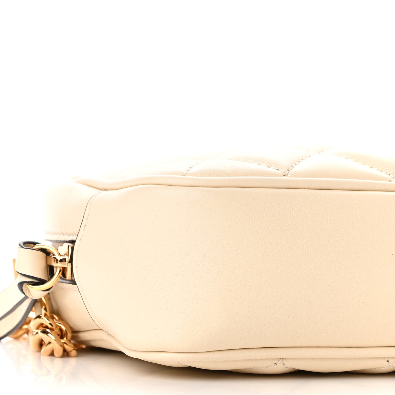 Versace Nappa Quilted La Medusa Camera Bag Off White 8 of 10