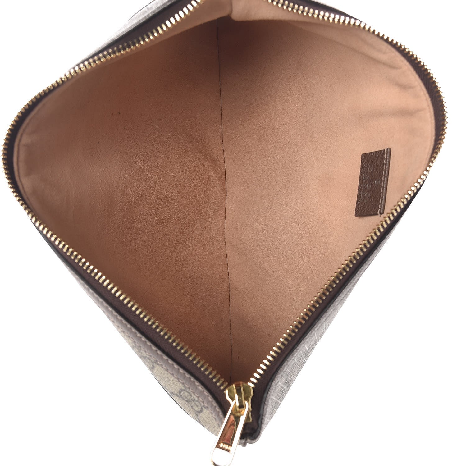 Gucci GG Supreme Monogram Large Ophidia Pouch Clutch Brown 6 of 8