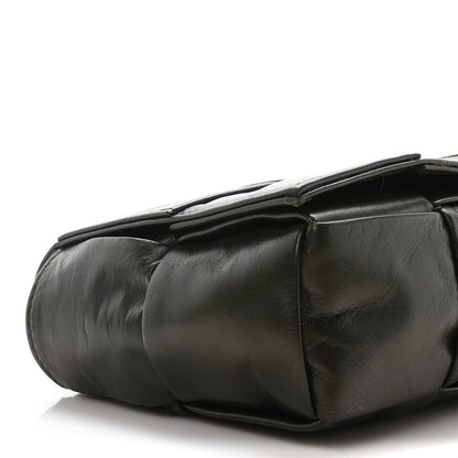Bottega Veneta Paper Calfskin Intrecciato Cassette Belt Bag Crocodile 4 of 10