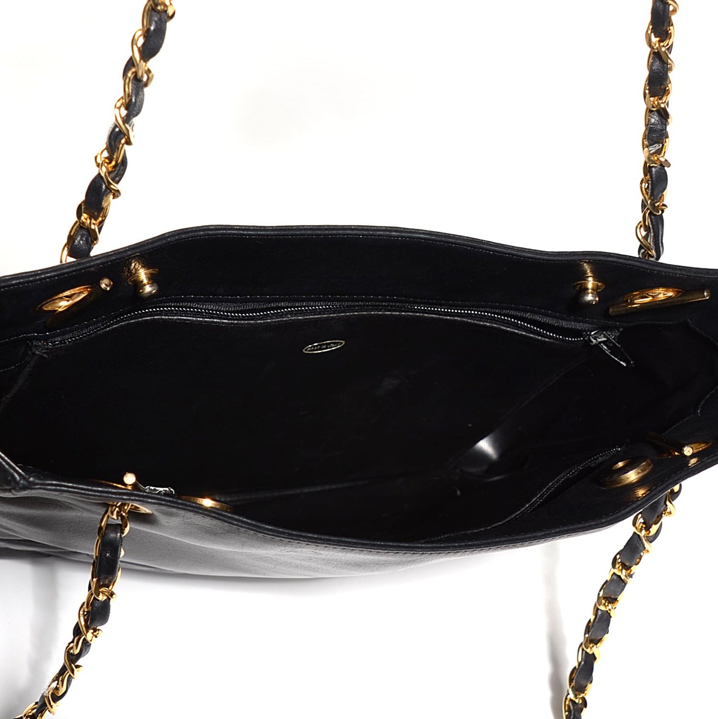Lambskin Shoulder Bag Black