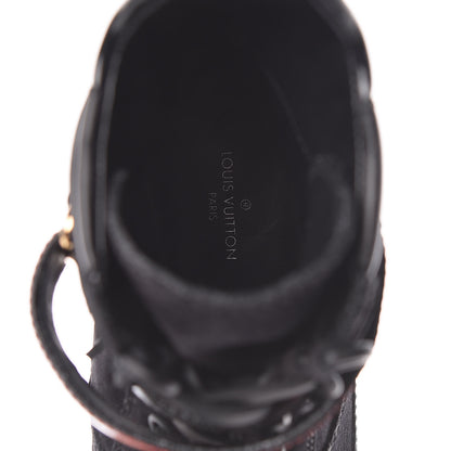 Louis Vuitton Suede Calfskin Laureate Platform Desert Boots 36 Black 7 of 9