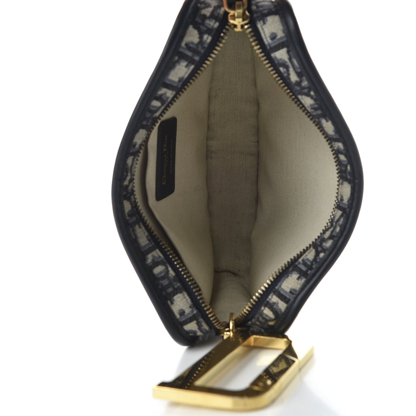 Oblique Diorquake Clutch Blue