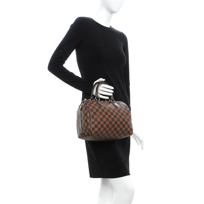 Louis Vuitton Damier Ebene Speedy Bandouliere 25 3 of 8