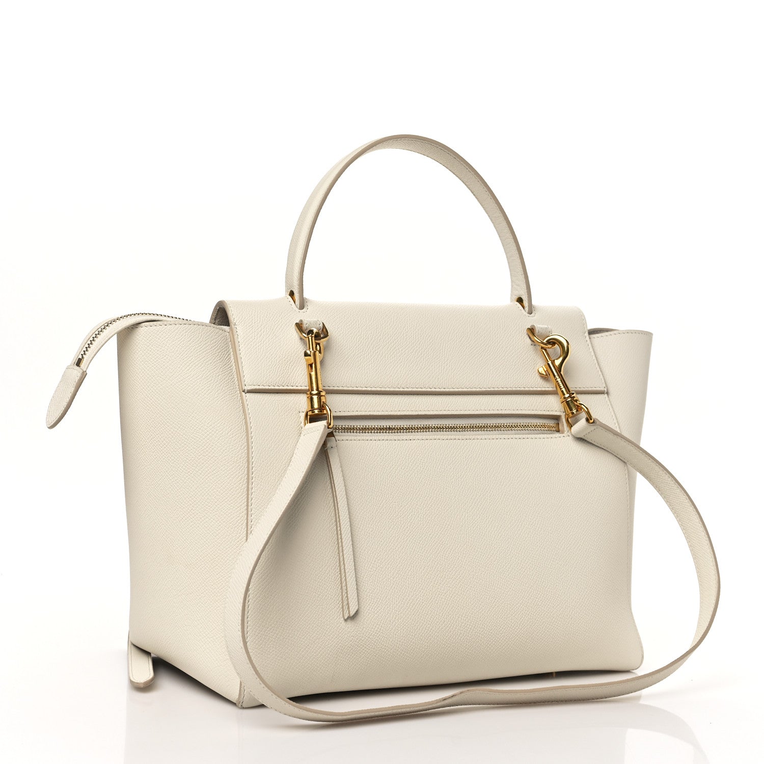 Celine Grained Calfskin Mini Belt Bag White 3 of 12