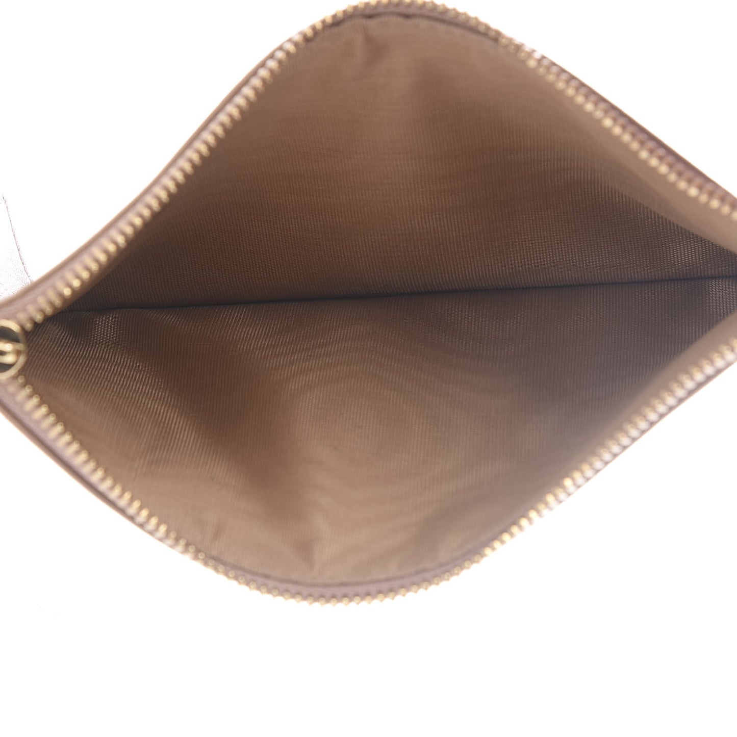 Lambskin Cannage Lady Dior Pouch Beige