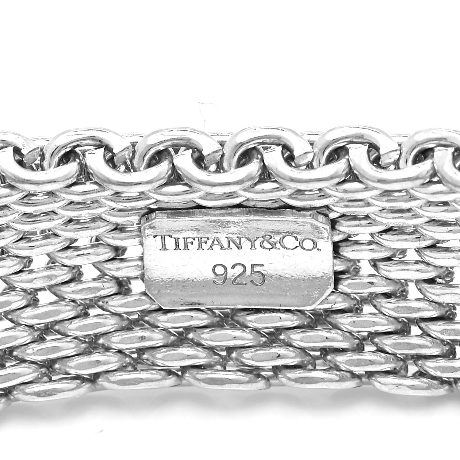 Tiffany Sterling Silver Somerset Mesh Bracelet 4 of 4