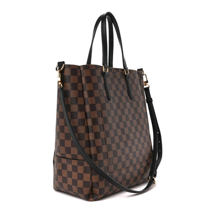 Louis Vuitton Damier Ebene Belmont MM Black 3 of 13