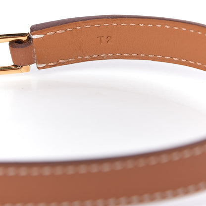 Hermes Swift O'Kelly Double Tour Bracelet T2 Gold 7 of 10