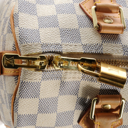 Louis Vuitton Damier Azur Speedy 25 9 of 10