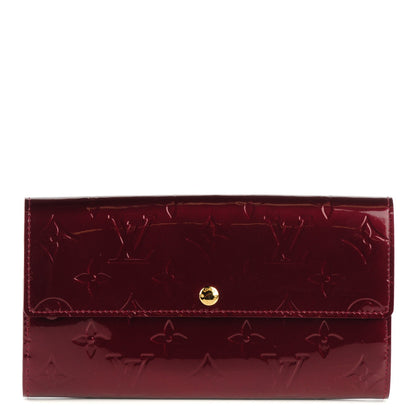 Louis Vuitton Vernis Sarah Wallet Rouge Fauviste 1 of 7
