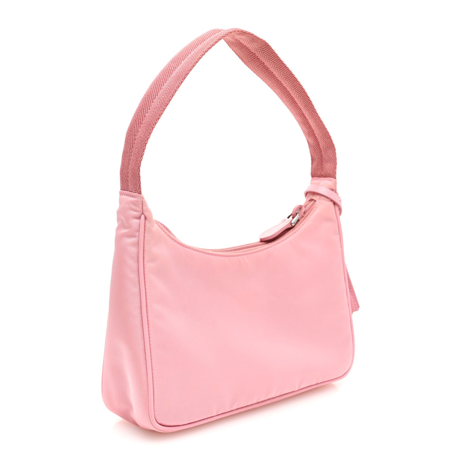Prada Tessuto Nylon Saffiano Mini Re-Edition 2000 Bag Rosa 3 of 9