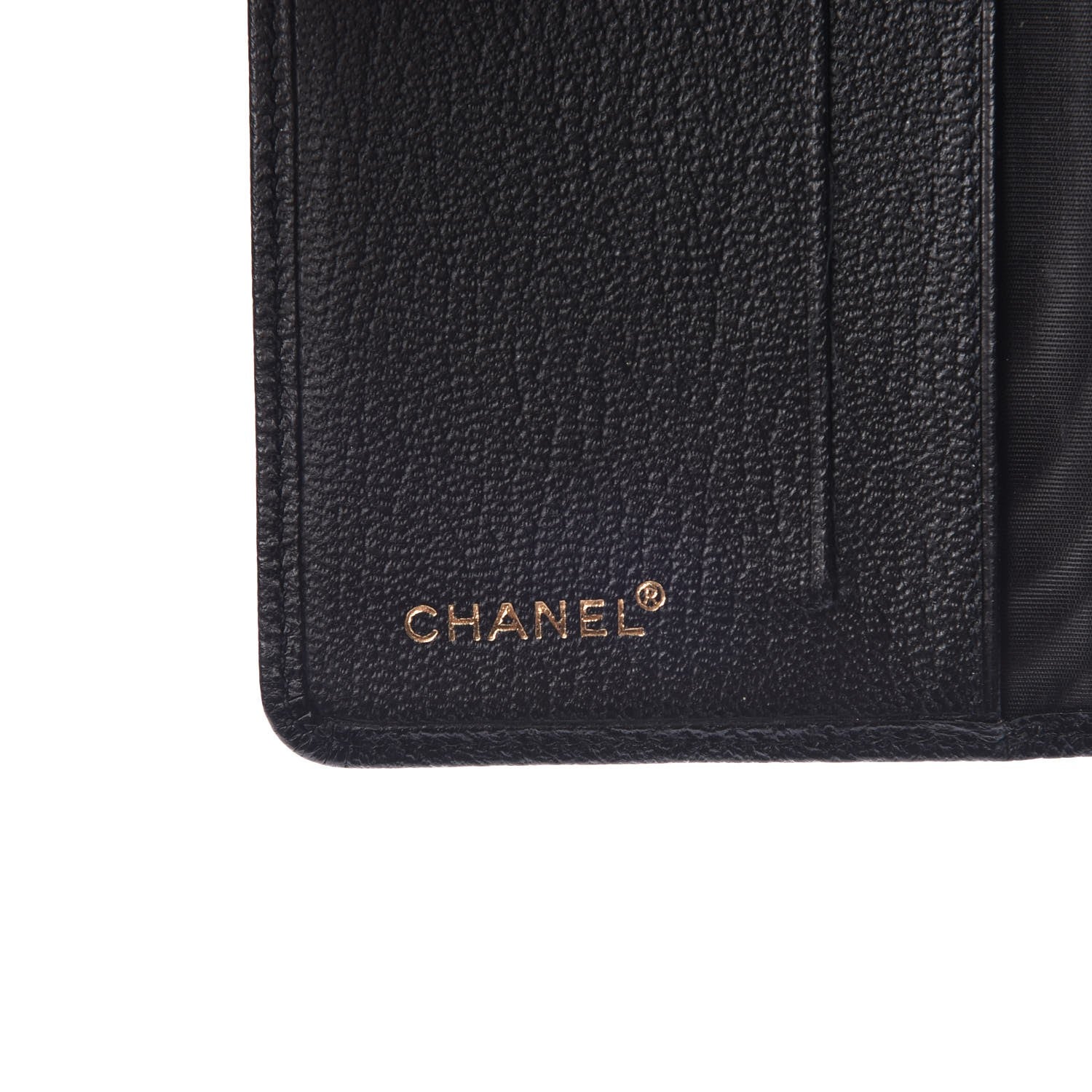 Chanel Goatskin Card Holder Wallet Black 6 of 8