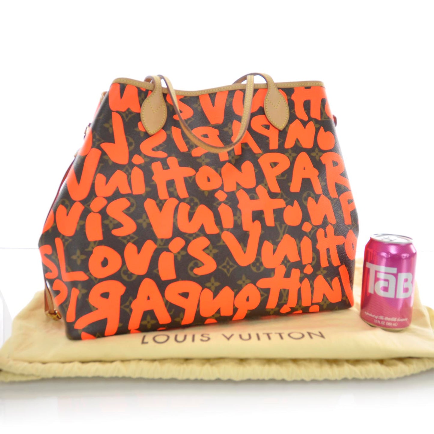 Monogram Graffiti Neverfull GM Orange