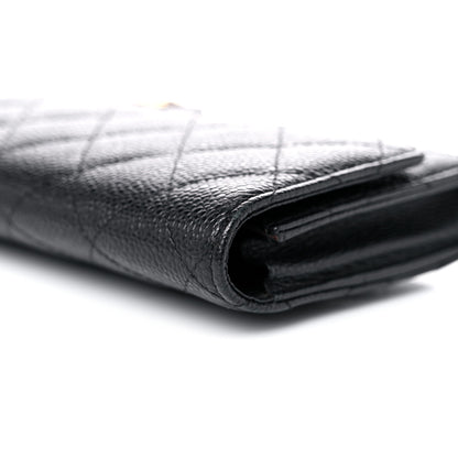 Chanel Caviar Quilted Travel Wallet Black 13 of 16