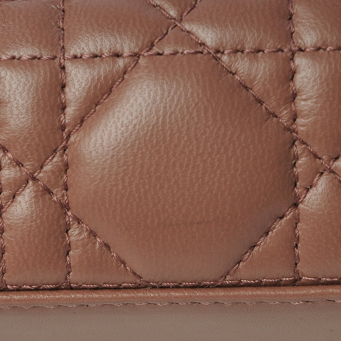 Lambskin Cannage Medium Lady Dior Pink