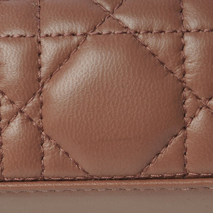Christian Dior Lambskin Cannage Medium Lady Dior Pink 9 of 10