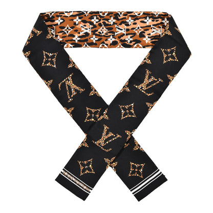 Louis Vuitton Silk Monogram Giant Jungle Bandeau Black 1 of 5