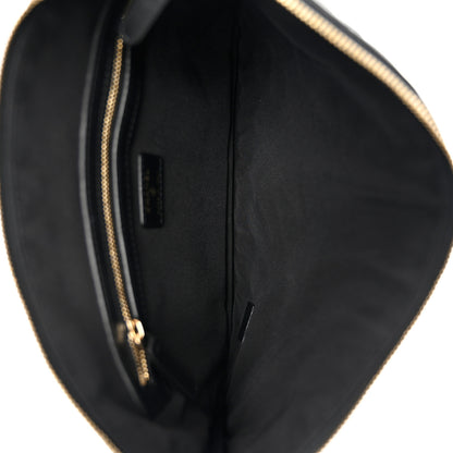 Chanel Lambskin Quilted Medium Cosmetic Case Black 5 of 7