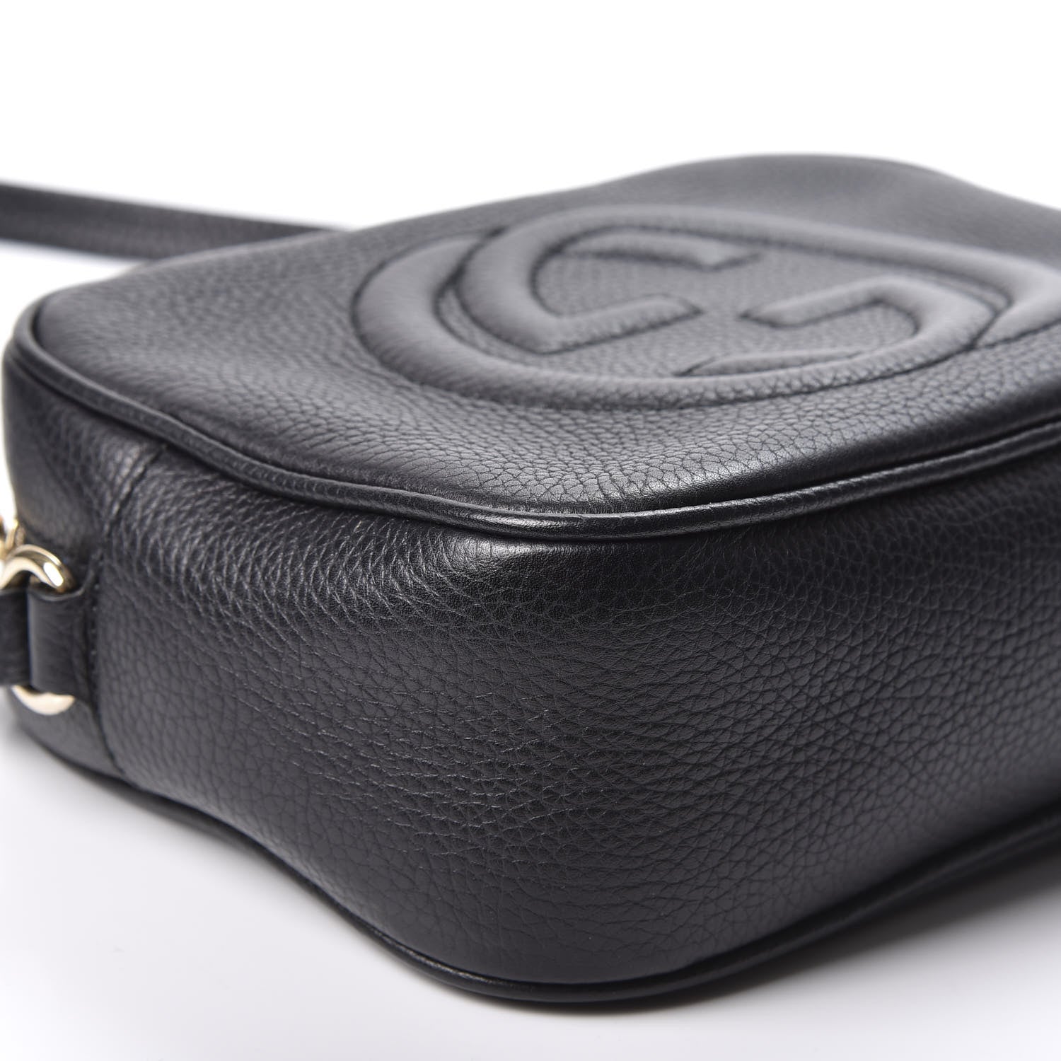Gucci Pebbled Calfskin Small Soho Disco Bag Black 5 of 9