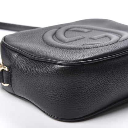 Gucci Pebbled Calfskin Small Soho Disco Bag Black 5 of 9