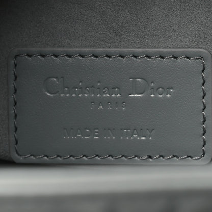 Christian Dior Calfskin Cannage Diamond Medium Lady D-Joy Grey 6 of 12
