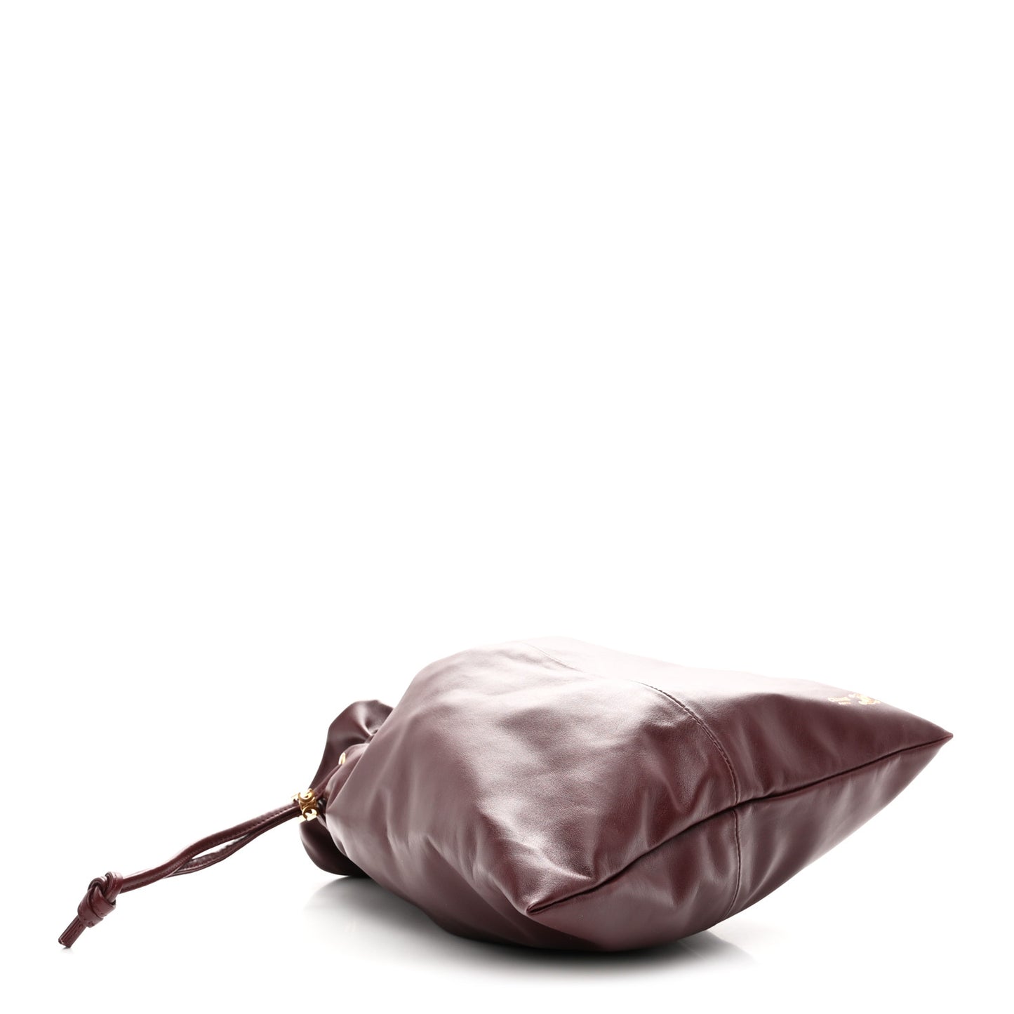 Lambskin small Crystal Pouch Crossbody Bag  Syrah
