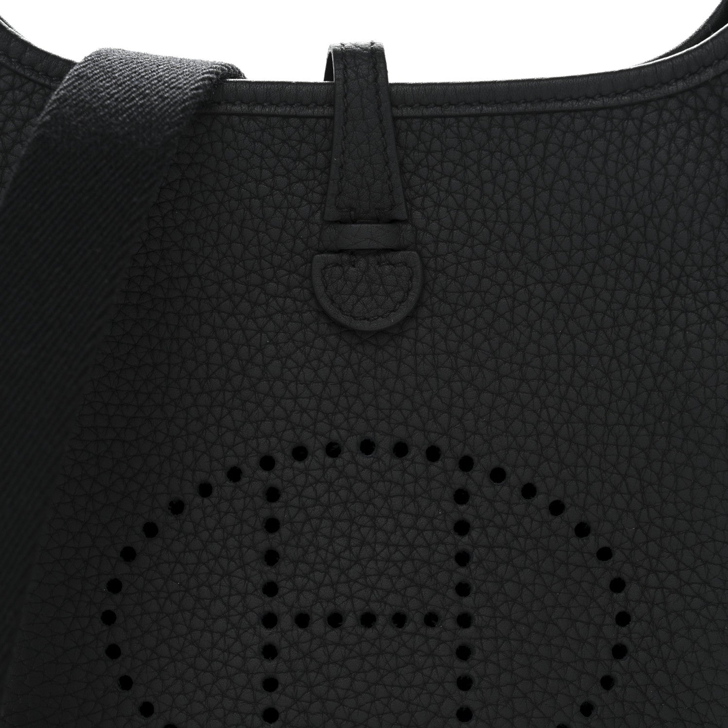 Hermes Taurillon Clemence Evelyne TPM Black 8 of 10