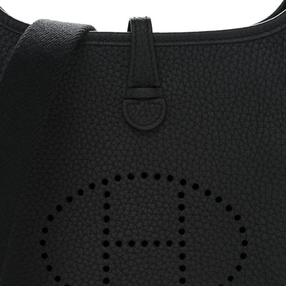 Hermes Taurillon Clemence Evelyne TPM Black 8 of 10