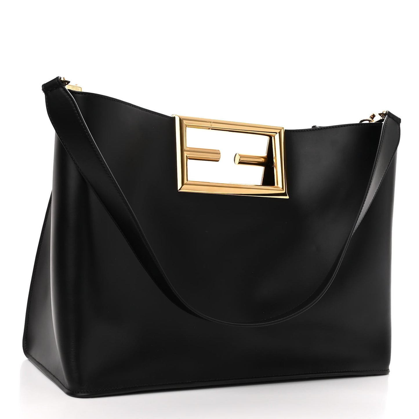 Vitello King Medium Fendi Way Tote Black