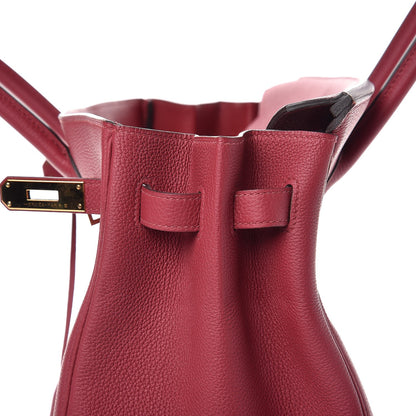 Hermes Togo Birkin 35 Rouge Grenat 33 of 38